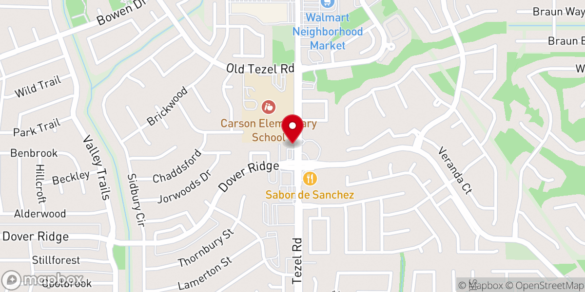Map showing location of New Spirit Church