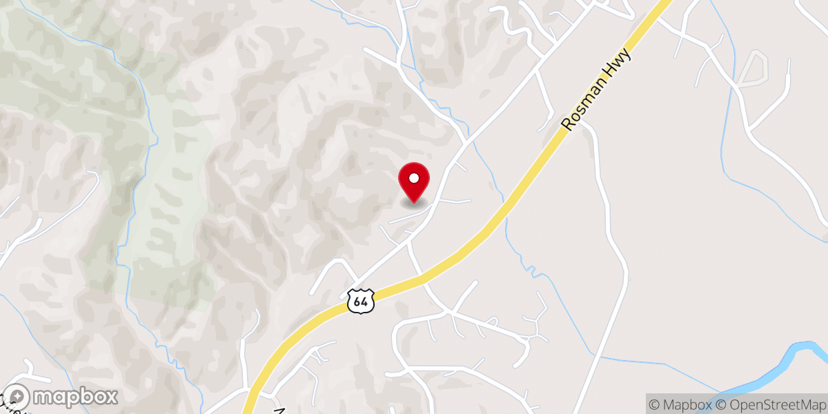 Map showing location of Midway Bible Baptist Church