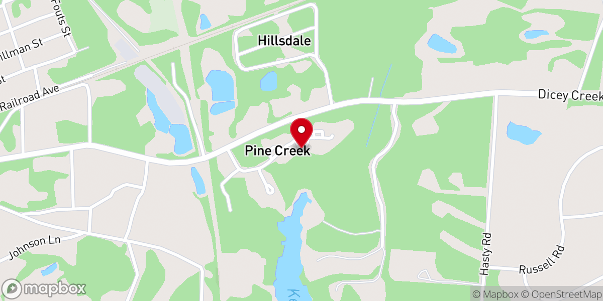 Map showing location of Church of God Evangelistic Center