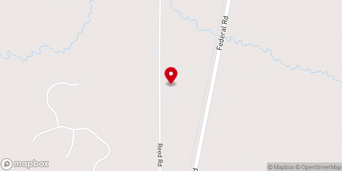 Map showing location of Grace Community Church, Howard City