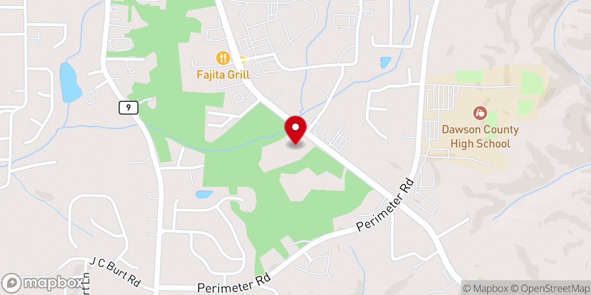 Map showing location of CrossBridge Community Church