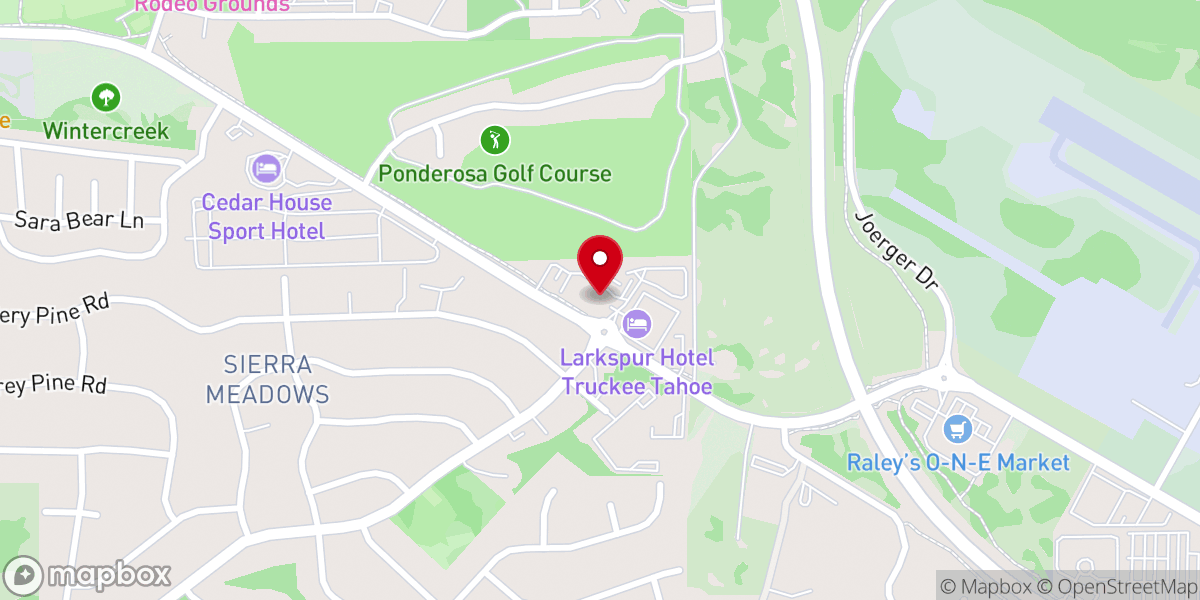 Map showing location of Calvary Chapel of Truckee Office