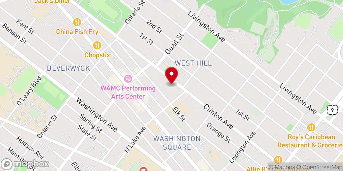 Map showing location of Church of Jesus Christ