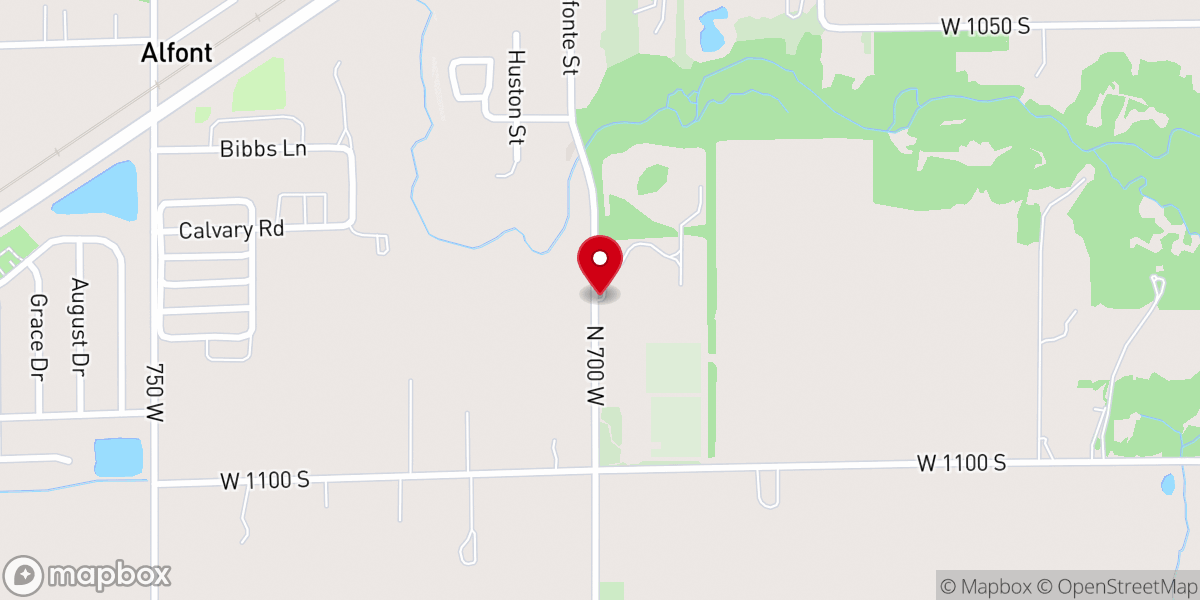 Map showing location of Wild Blackberry Farms