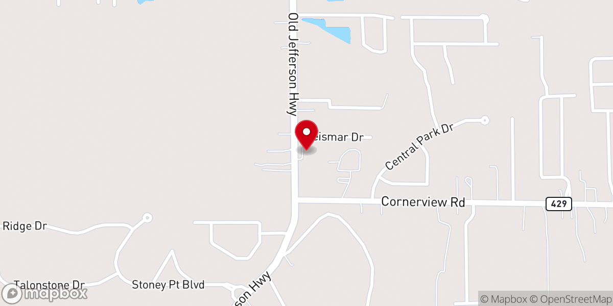 Map showing location of Richard Brown Community Center