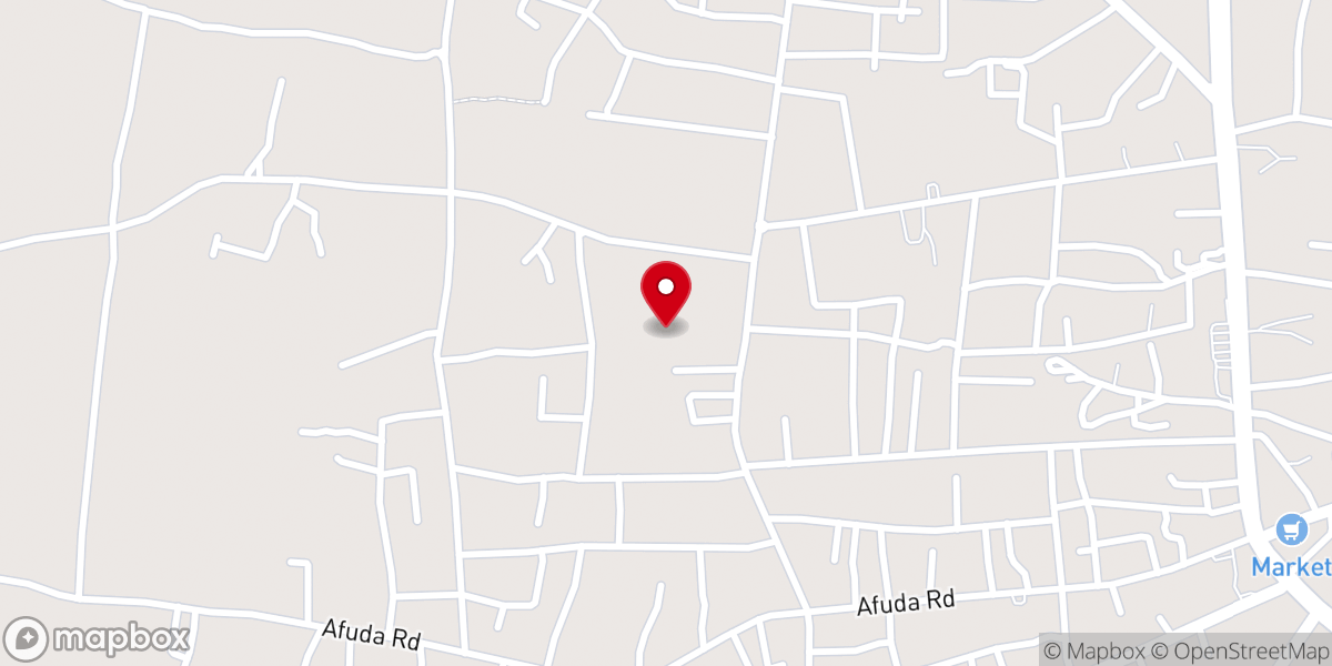 Map showing location of Our Lady of Lourdes Catholic Church, Idigun