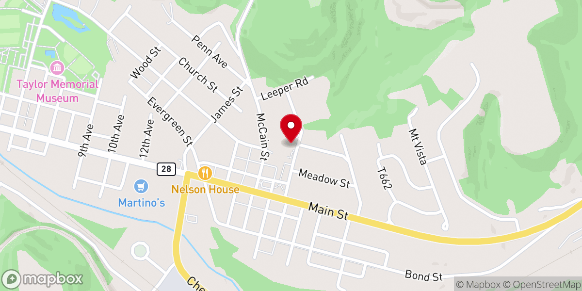 Map showing location of St Tobias Church