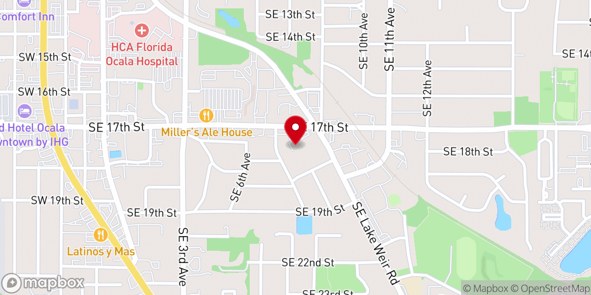 Map showing location of Compassion United Methodist Church