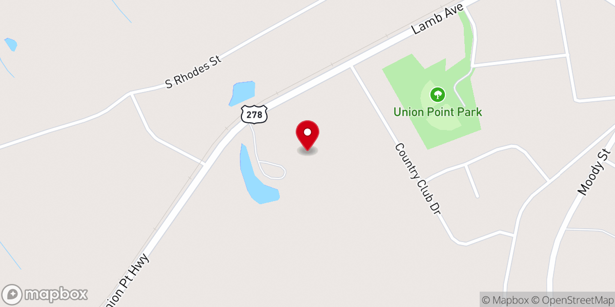 Map showing location of Celebration Baptist Church East Annex