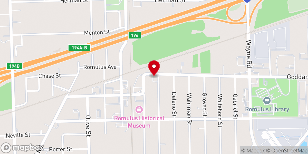 Map showing location of New Freedom Fellowship Ministries