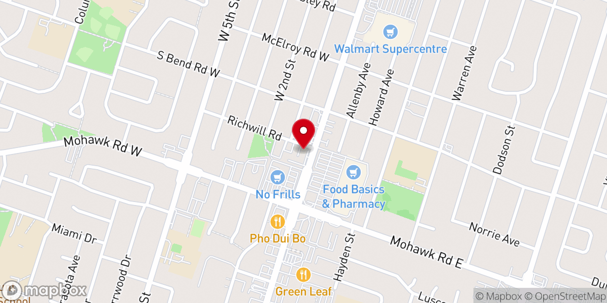 Map showing location of Mount Olive Pentecostal Church (Apostolic)