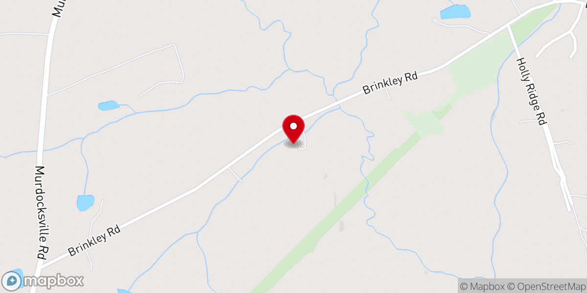 Map showing location of Victory Community Baptist Church