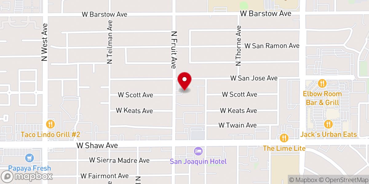 Map showing location of Good Shepherd Lutheran Church