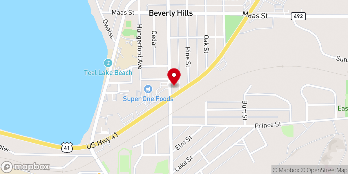 Map showing location of Immanuel Lutheran Church