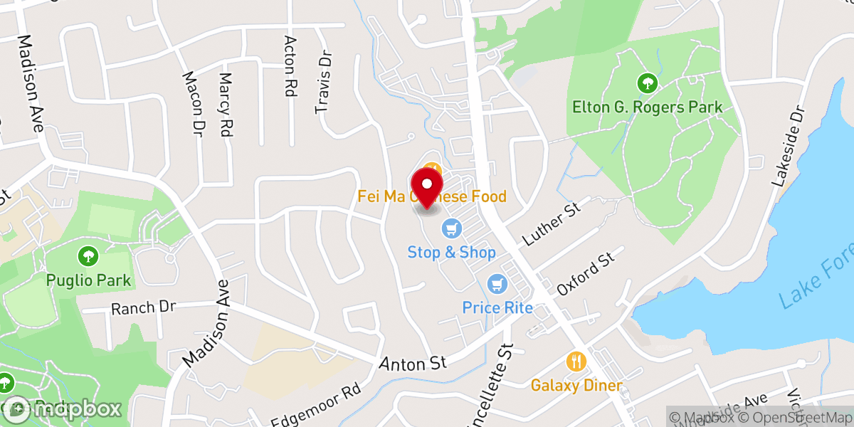 Map showing location of Bello Agnello Celebration Center