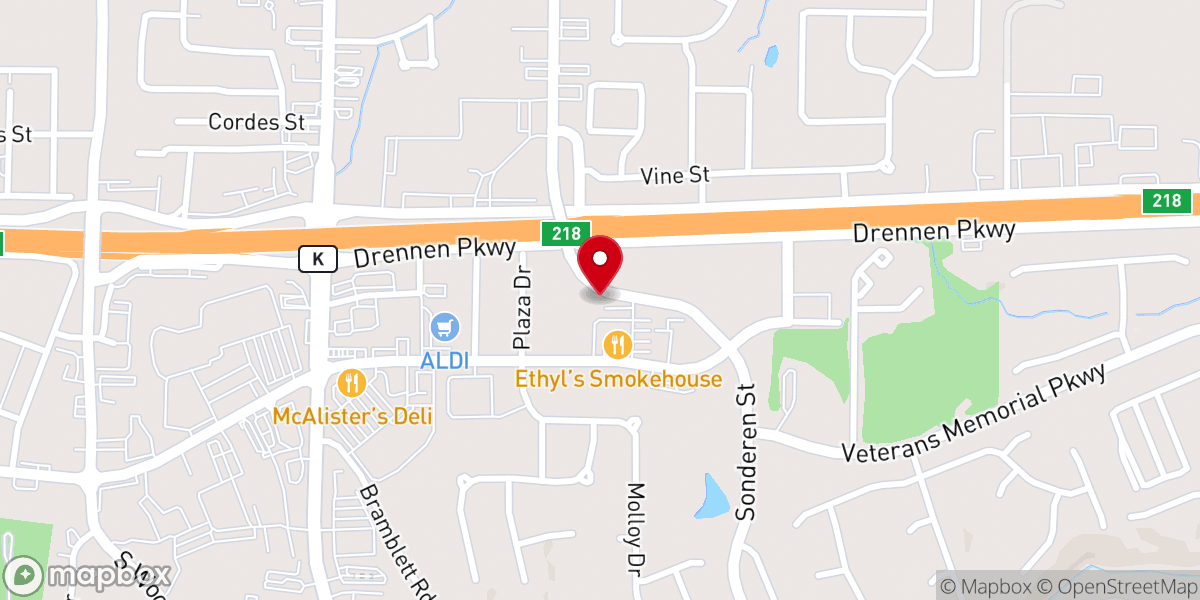 Map showing location of Friends in Faith Baptist Church