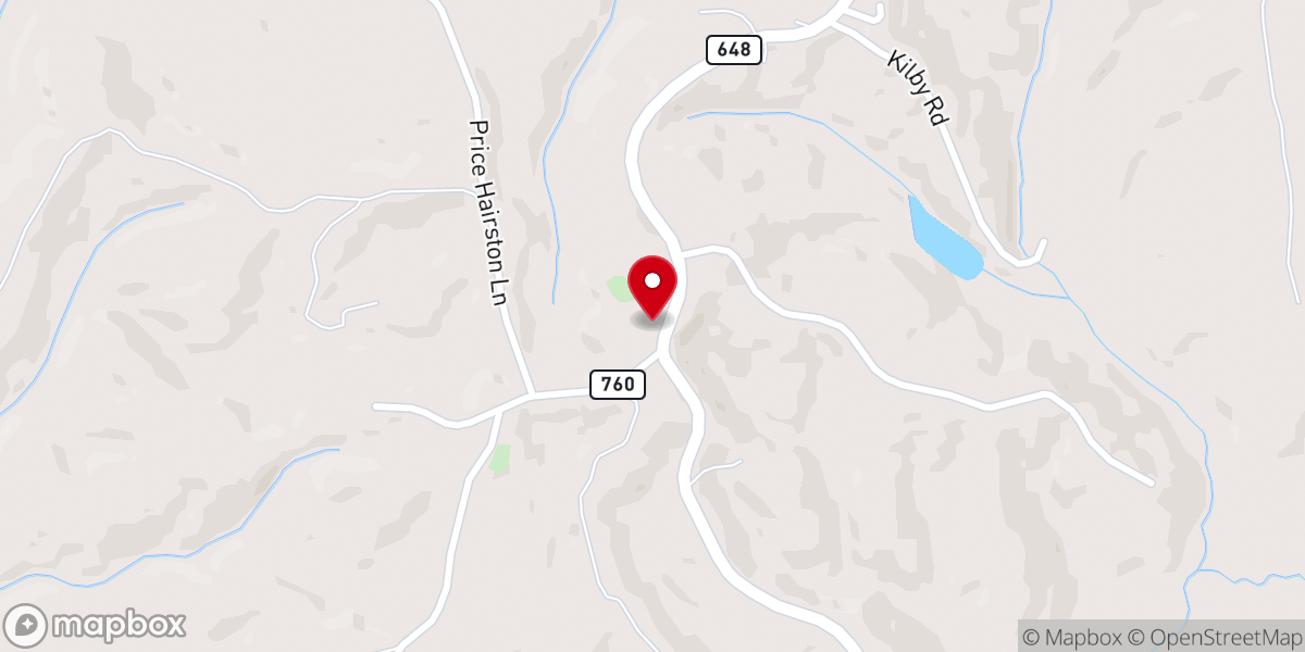 Map showing location of Morning Star Holy Church