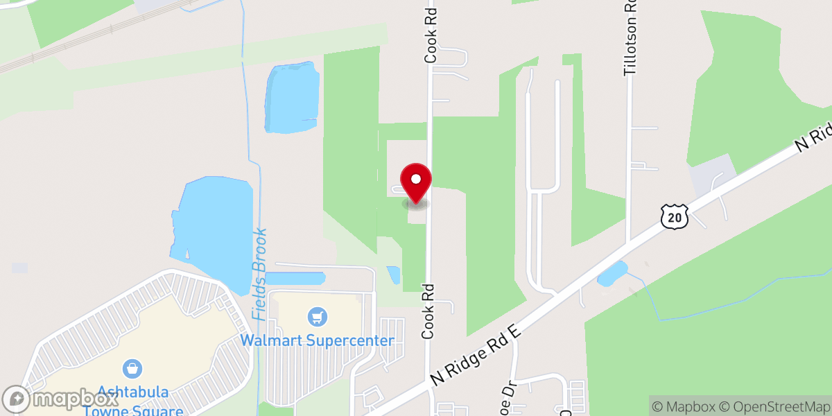 Map showing location of Revival Center Church