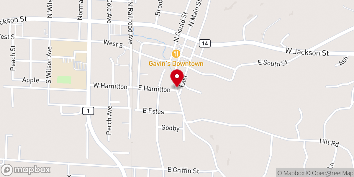Map showing location of Harrisburg United Methodist Church - Bread of Life - Food Distribution Center