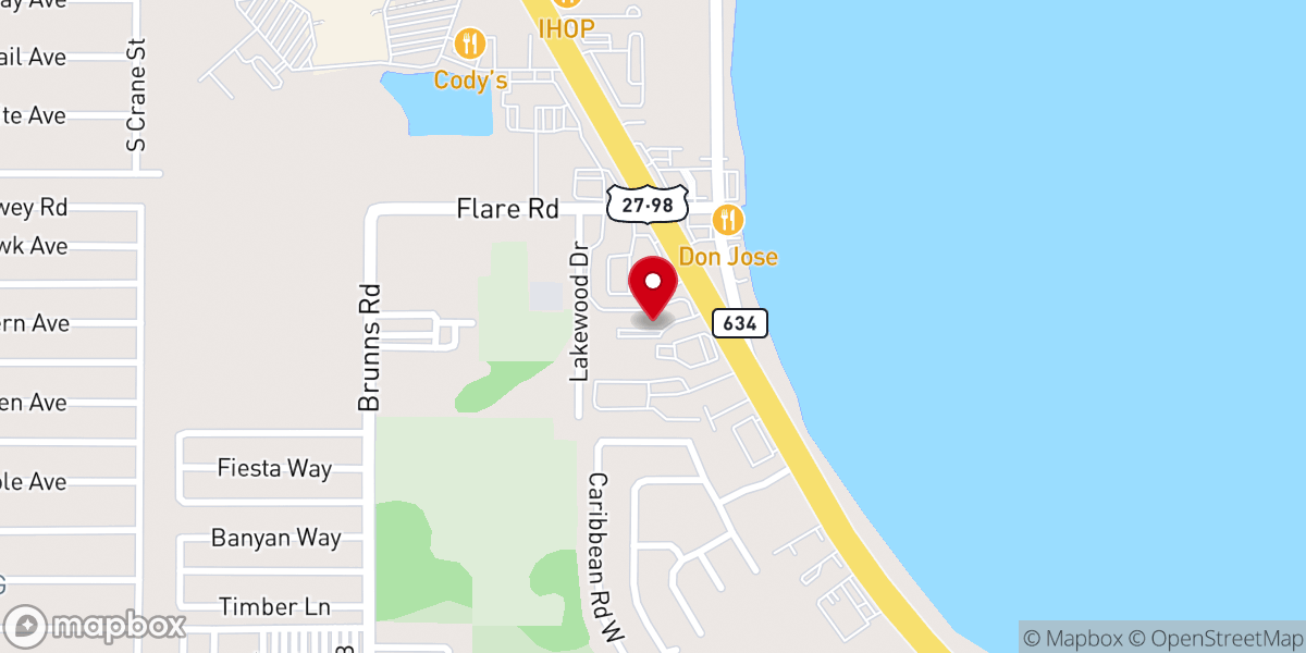 Map showing location of Casa de Refugio Es