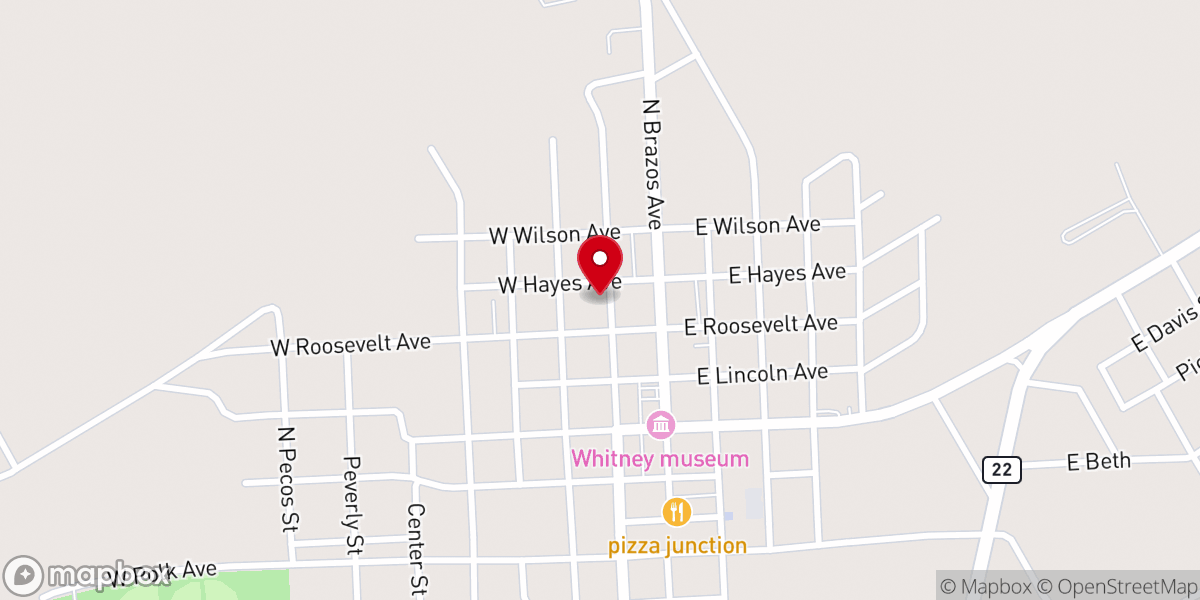 Map showing location of Family Life Center