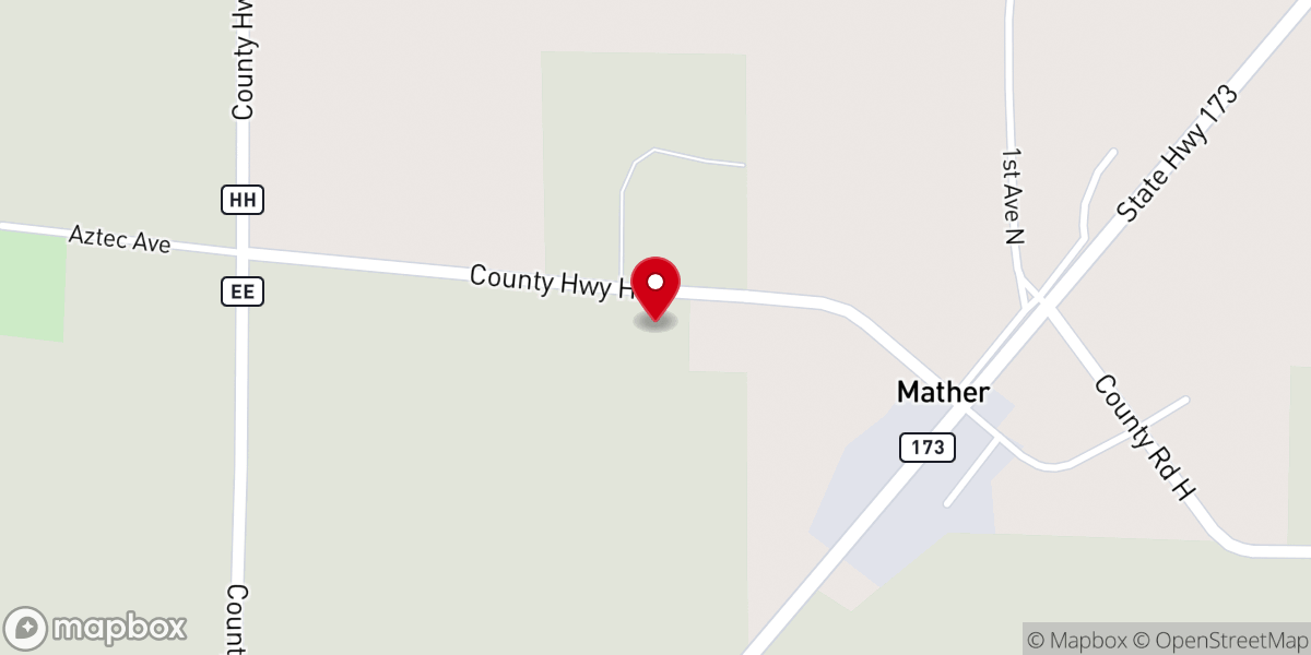 Map showing location of Meadow Valley Community Church