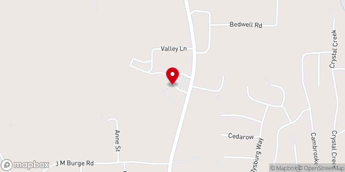 Map showing location of Saint Fabian Catholic Church