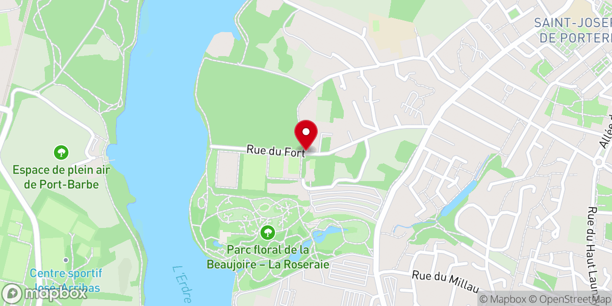 Map showing location of Dominicaines du Saint-Esprit