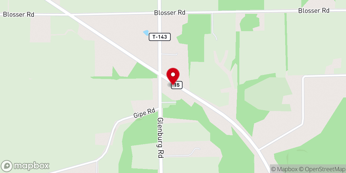 Map showing location of St. Isidore Catholic Parish-Marysdale site