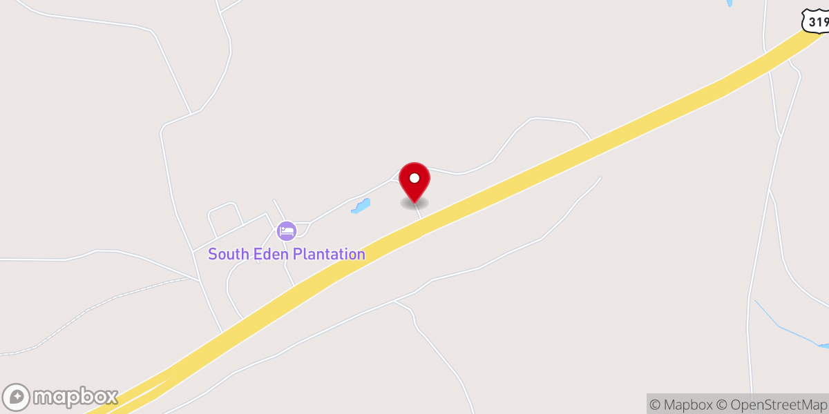 Map showing location of South Eden