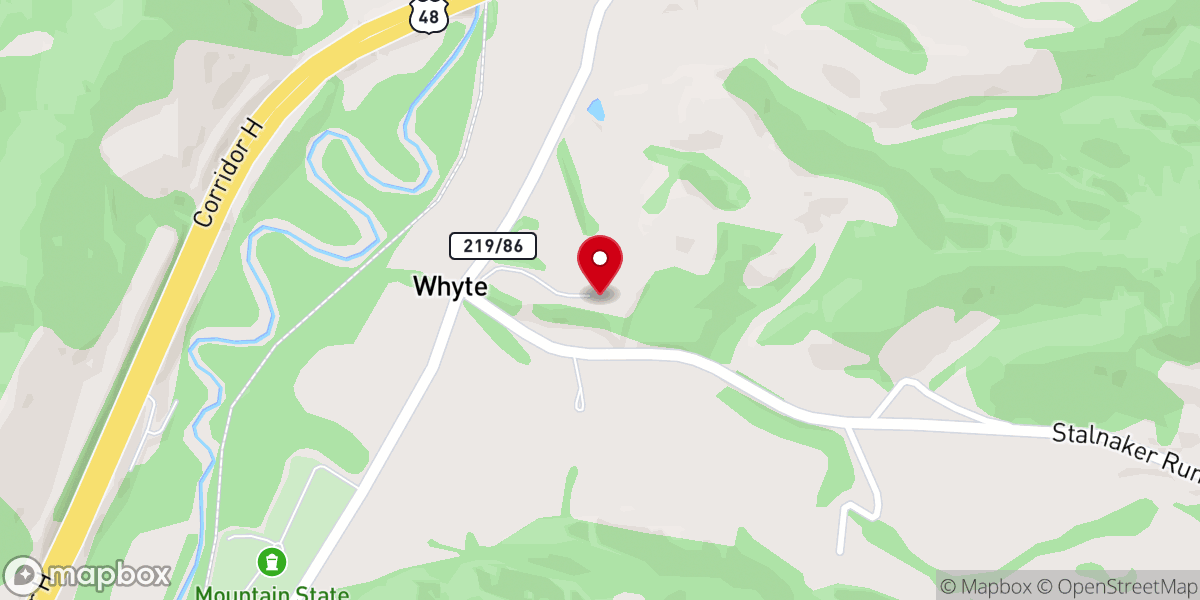 Map showing location of The Refuge Church