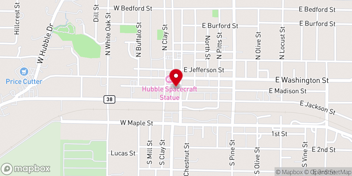 Map showing location of The Ritz Place Starlight Room