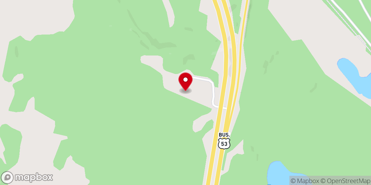 Map showing location of Minong Area Christian Outreach Inc