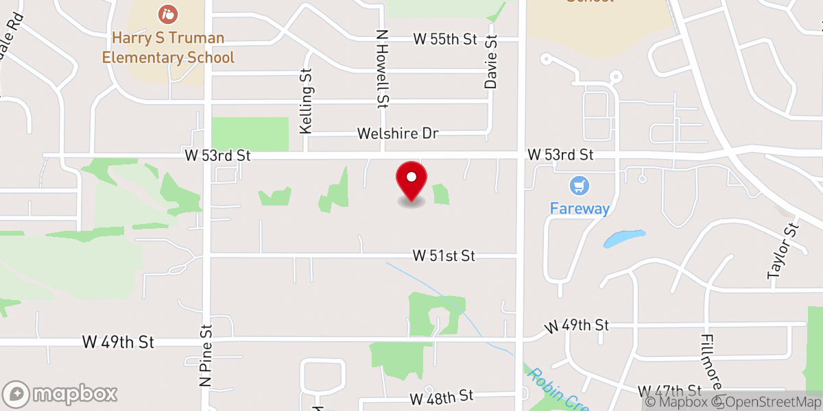 Map showing location of Fishers of Men Ministries Inc