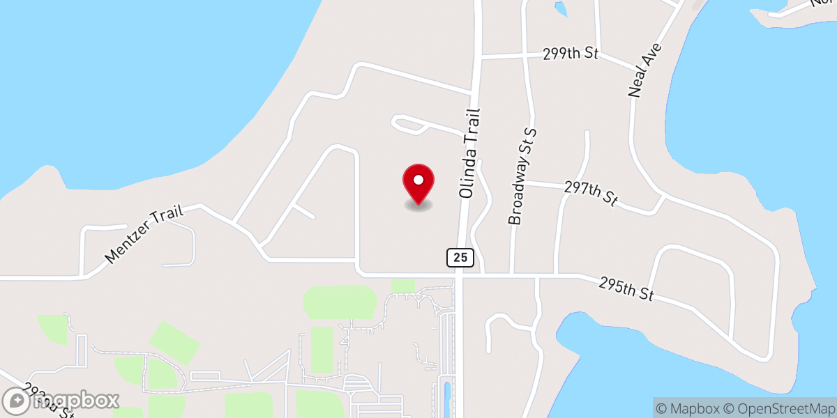 Map showing location of Lakes Free Church
