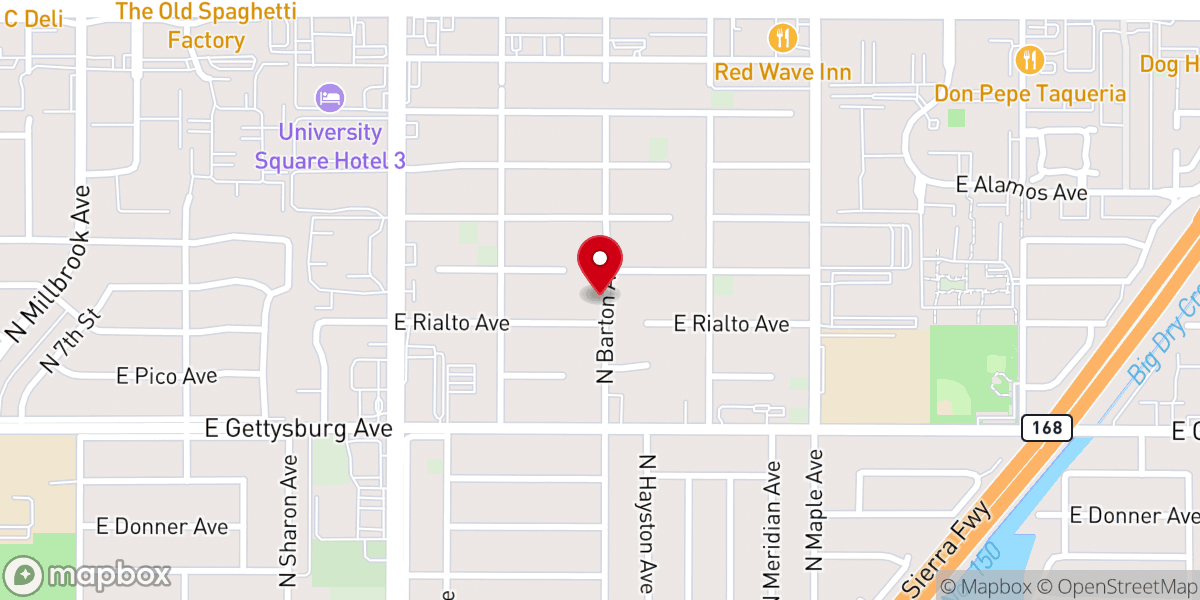 Map showing location of Witnessing Ministries of Christ