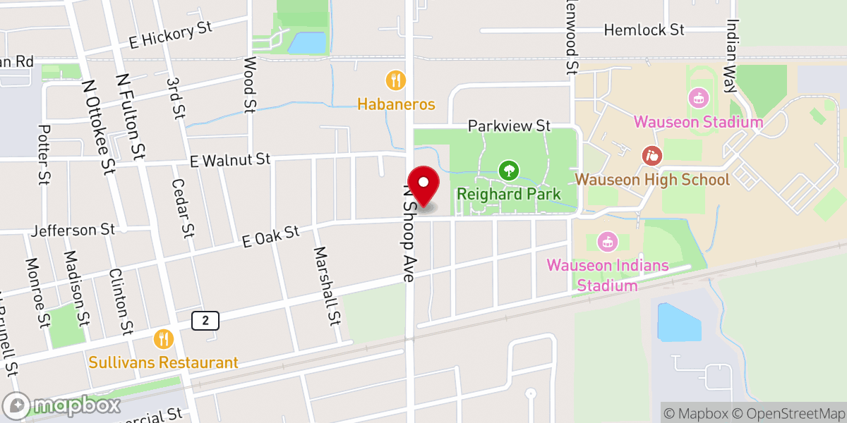 Map showing location of Christ Church