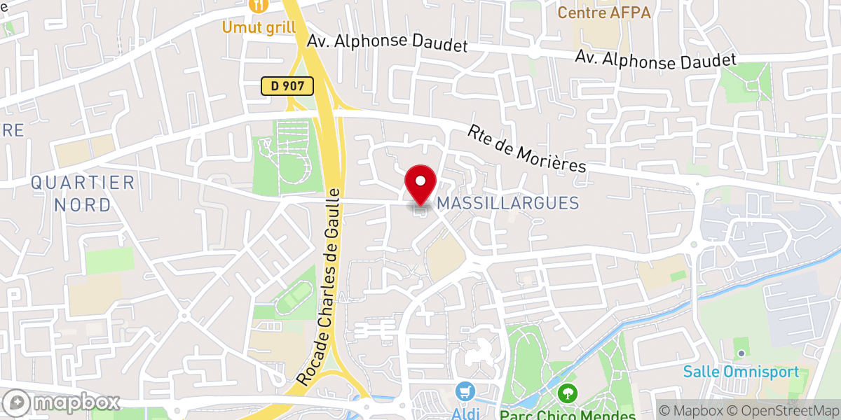 Map showing location of Centre protestant - Eglise Evangélique Libre