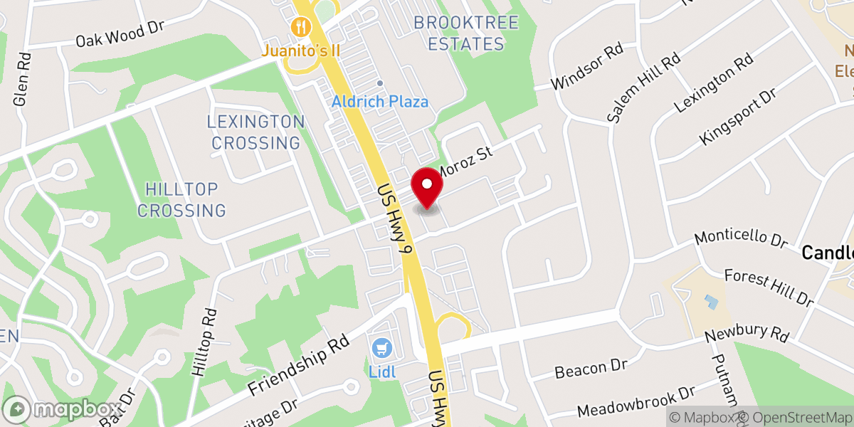 Map showing location of St Veronica's Convent