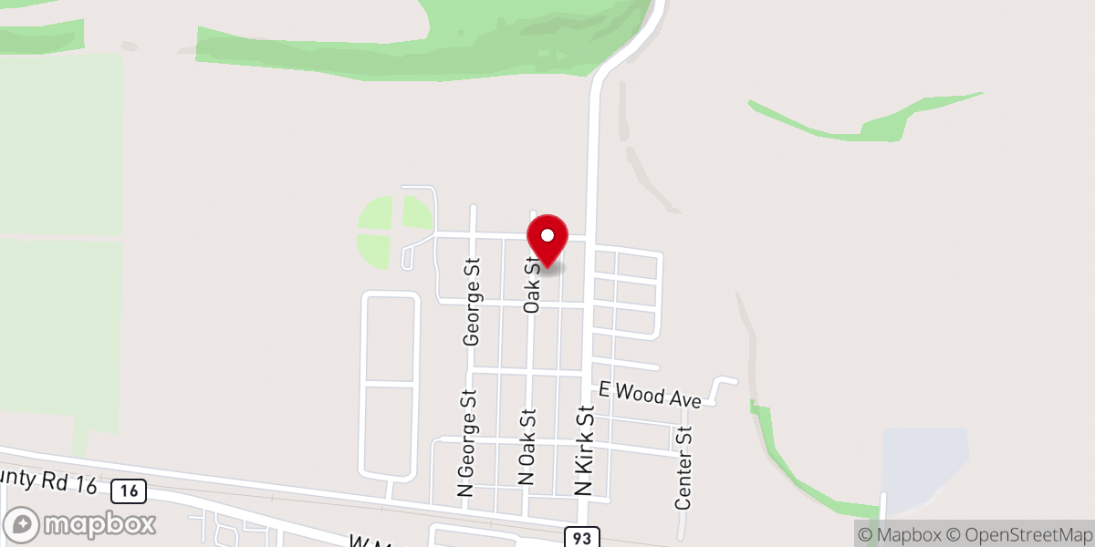 Map showing location of Mc Elroy Dean