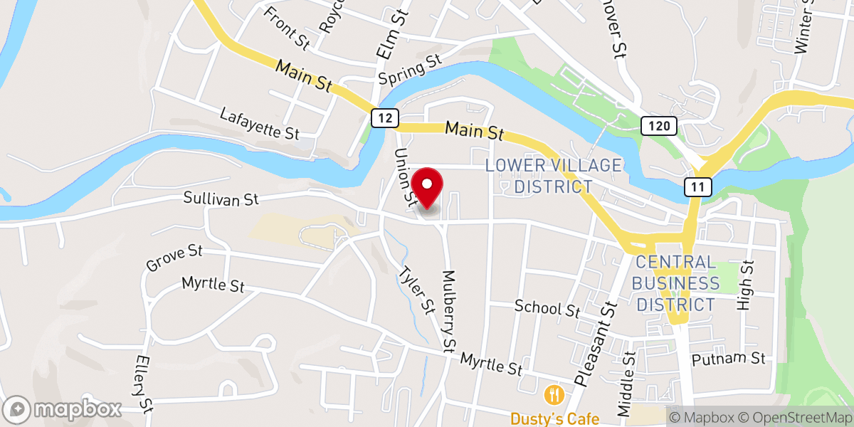 Map showing location of Holy Resurrection Orthodox Church (OCA)