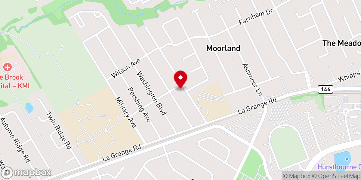 Map showing location of Lyndon Independent Baptist Church