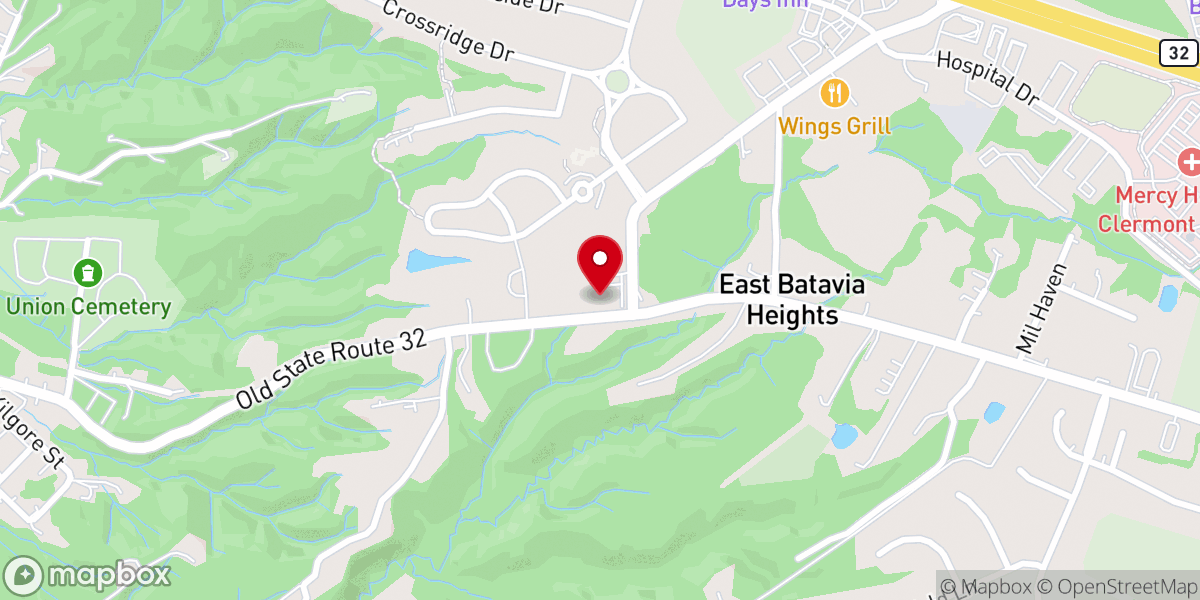 Map showing location of LifeStream Christian Church