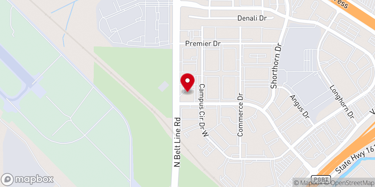 Map showing location of Embassy City Church