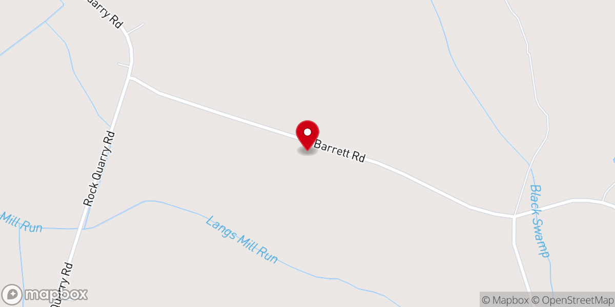 Map showing location of Vines Chapel Church