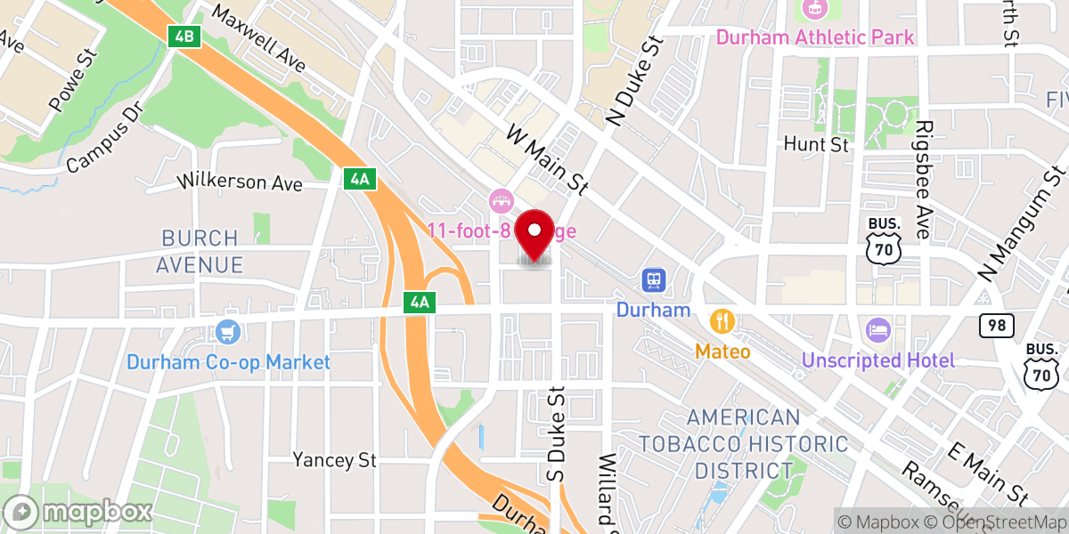 Map showing location of Restoration House of Chatham