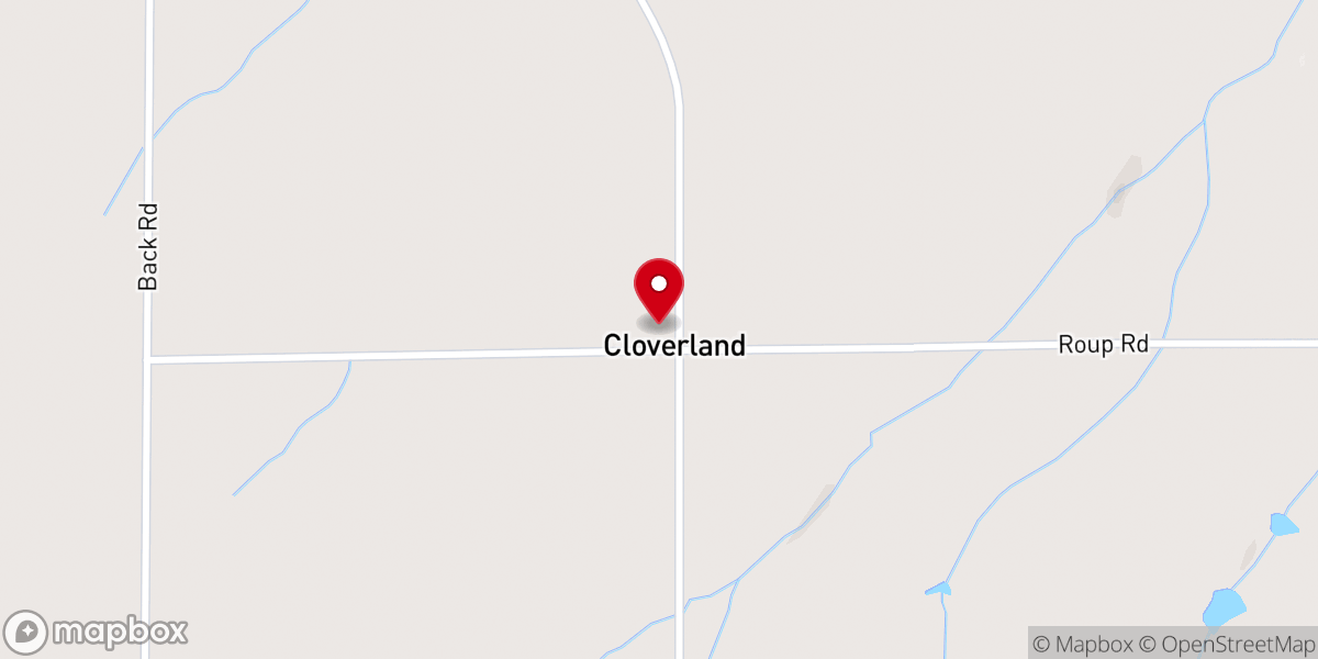 Map showing location of Pioneer Baptist Church