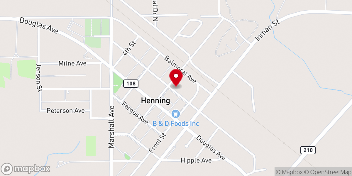 Map showing location of United Methodist Church