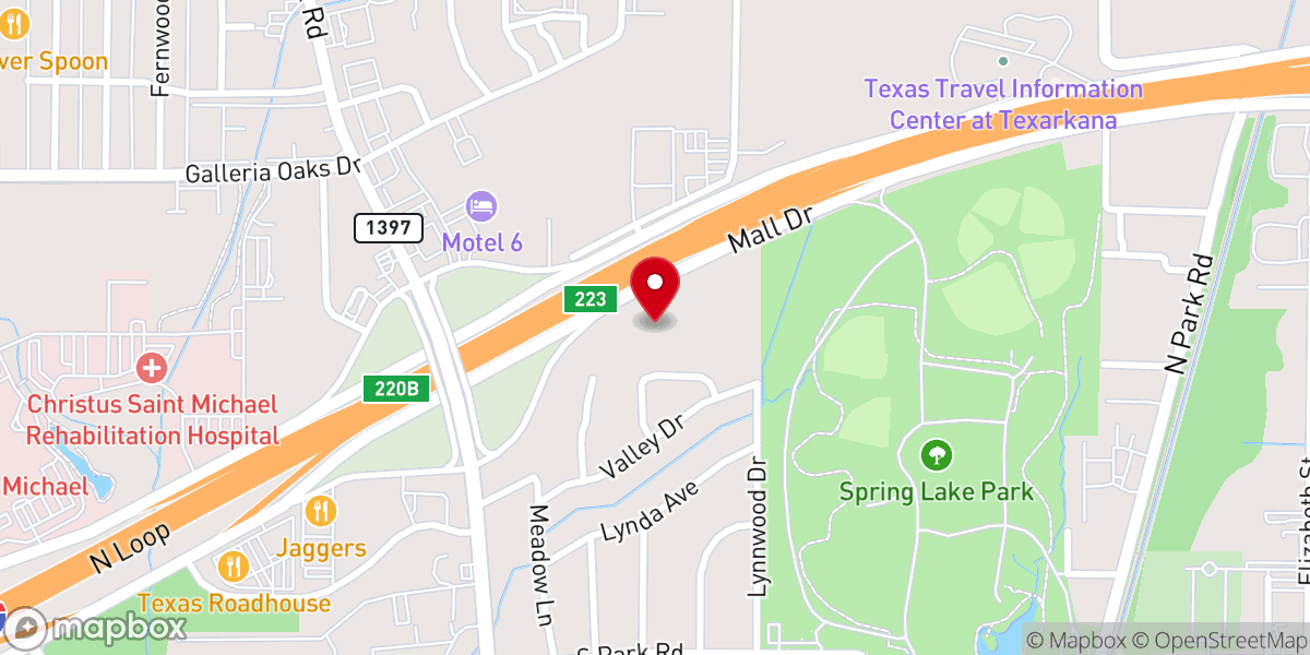 Map showing location of Landmark Pentecostal Church