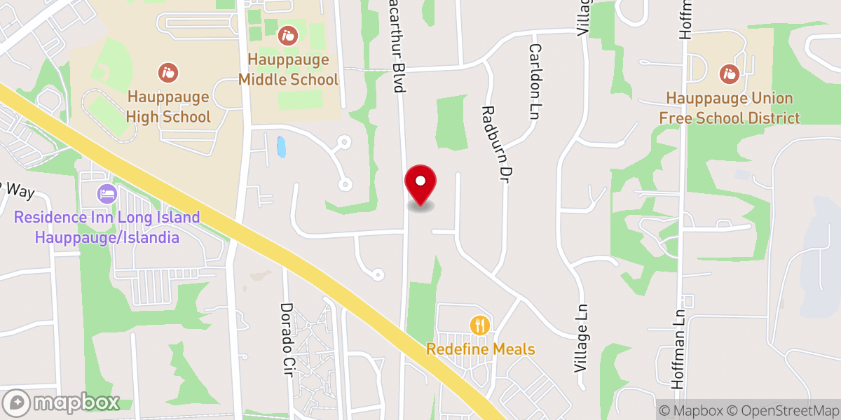 Map showing location of United Methodist-Long Island
